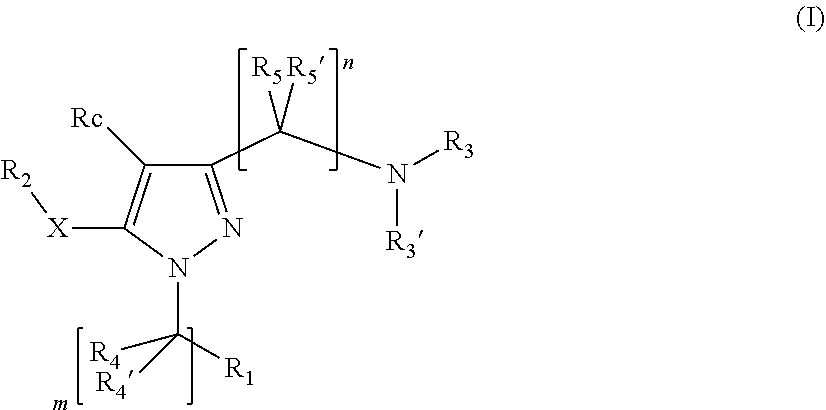 Pyrazole derivatives having activity against pain