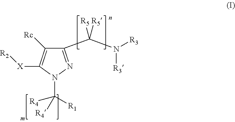 Pyrazole derivatives having activity against pain