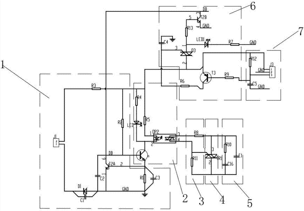 Solid state relay circuit with short circuit protection