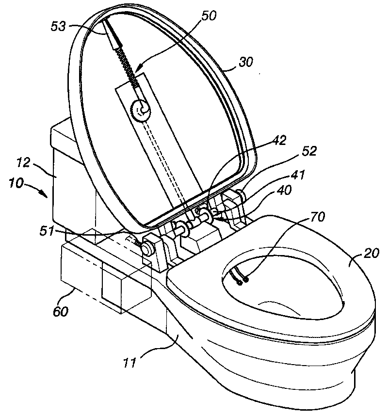 Automatic cleaning device for toilet bowl