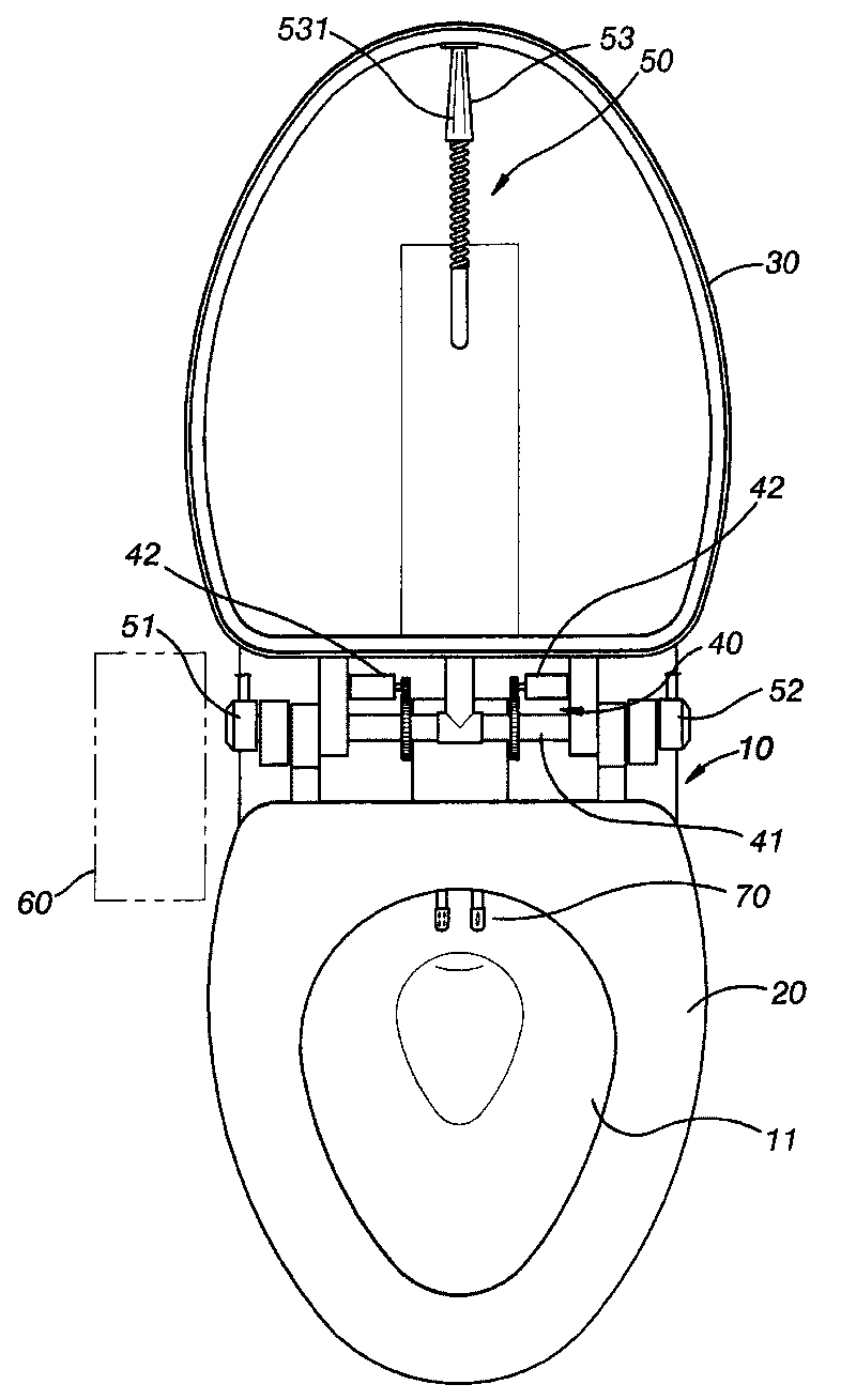 Automatic cleaning device for toilet bowl