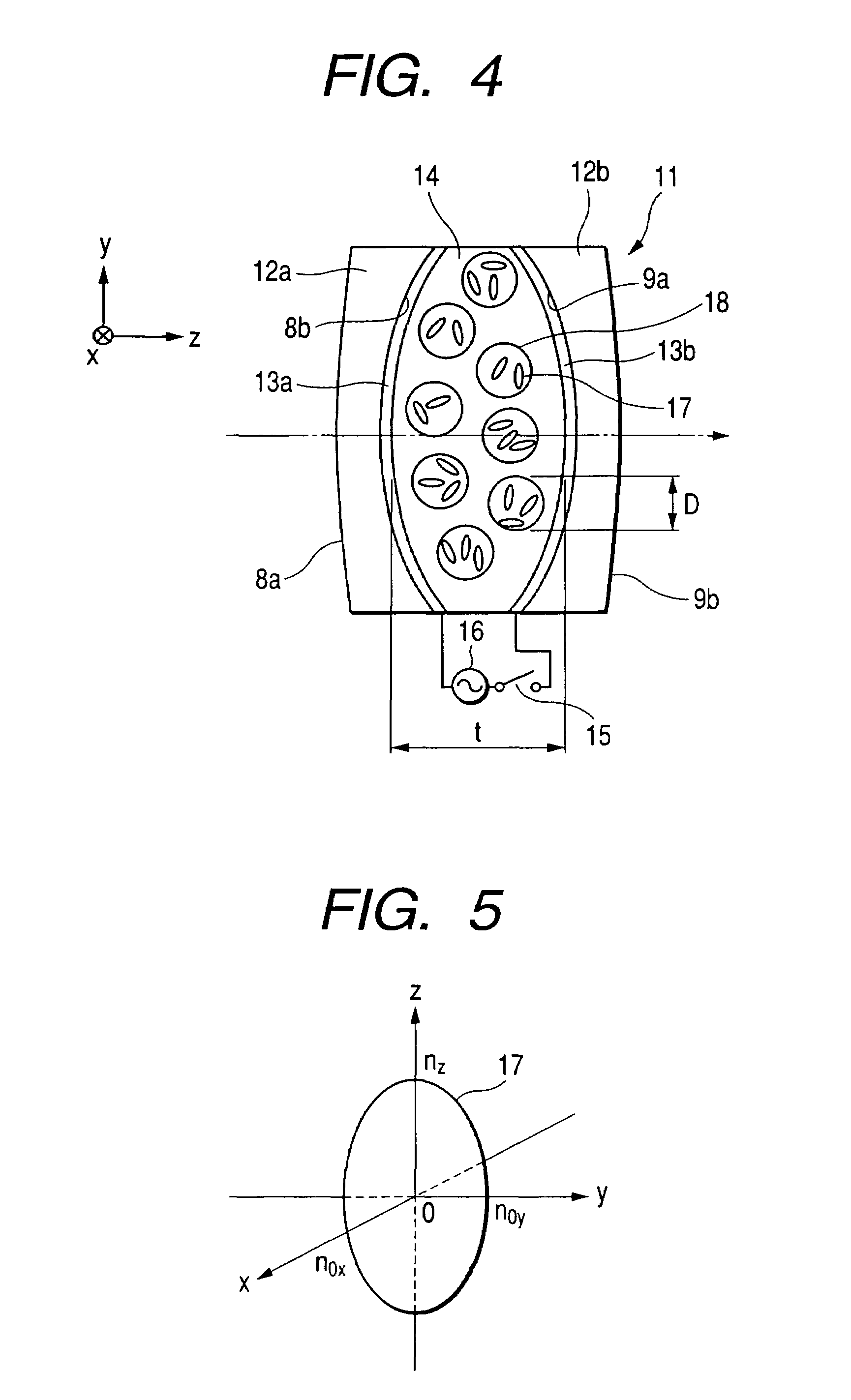 Optimal elements (such as vari focal lens component, vari-focal diffractive optical element and variable declination prism) and electronic image pickup unit using optical elements