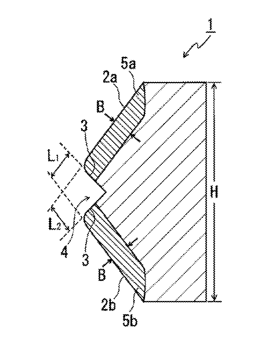 Workpiece for induction hardening