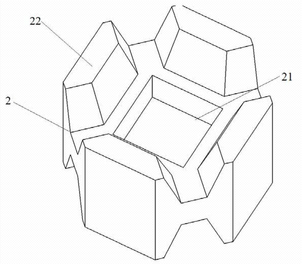 Novel octagonal retaining wall building block with interlocking pourable holes arrayed on each other layer in staggered manner