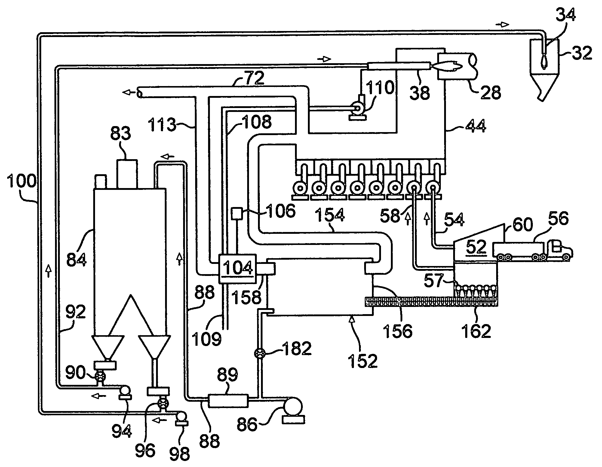 Method and apparatus for drying wet bio-solids using excess heat from a cement clinker cooler