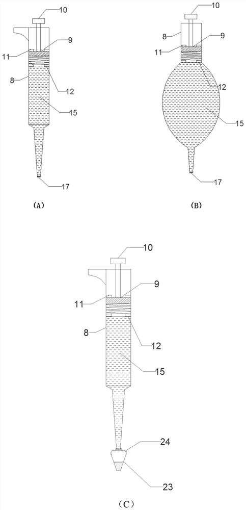 Freeze-drying preparation based on quantitative pipetting device