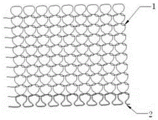 Wire mesh made of reinforced fiber and stainless steel wire