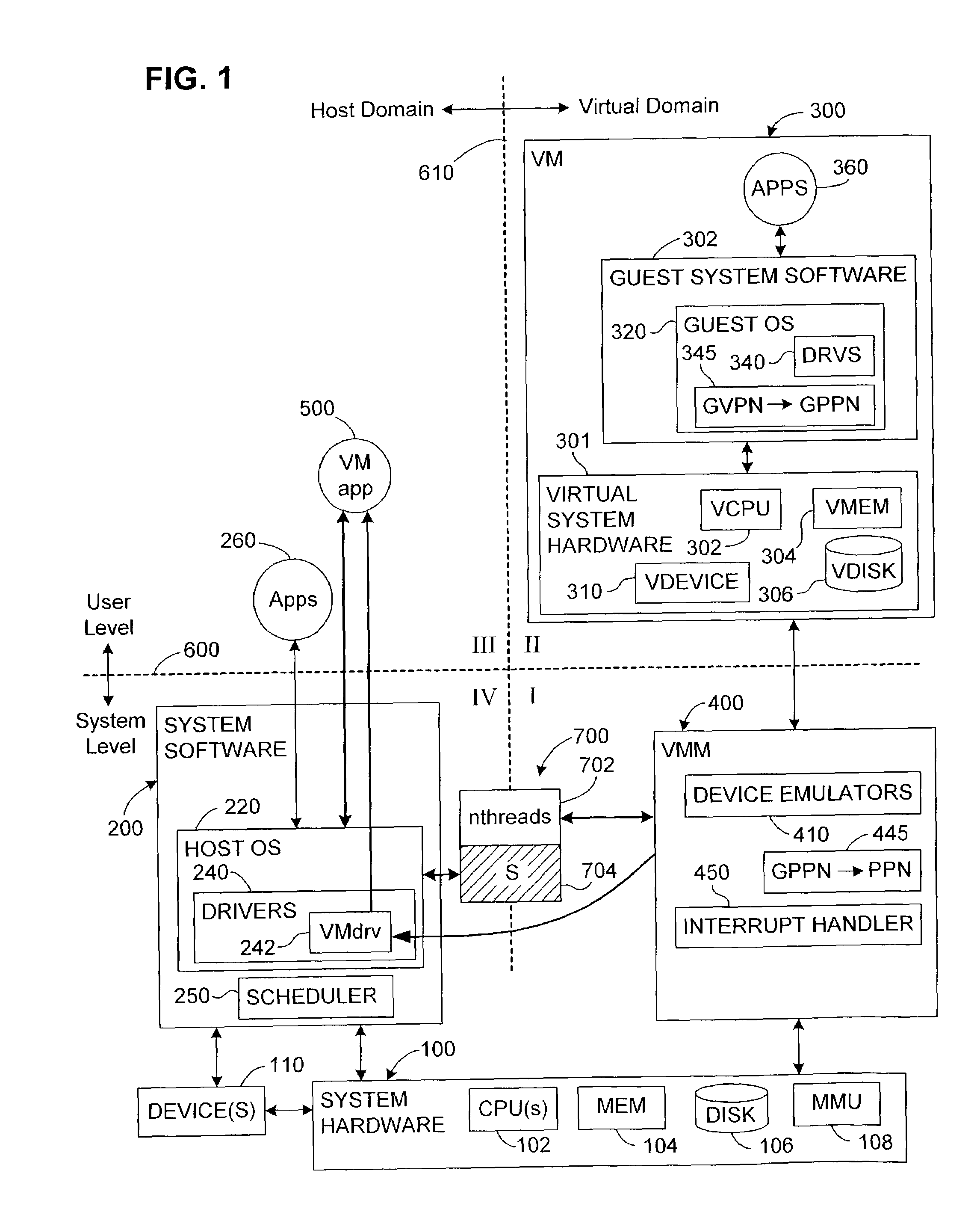 Composite lock for computer systems with multiple domains