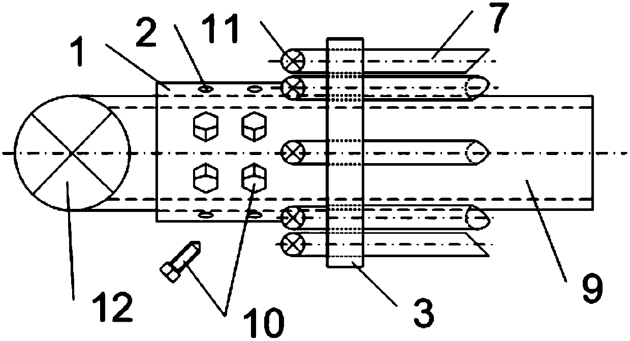 High-pressure air multi-tube concrete spraying device