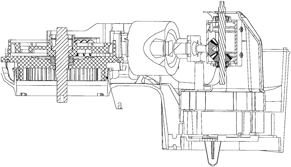 Transmission mechanism of dough kneading machine