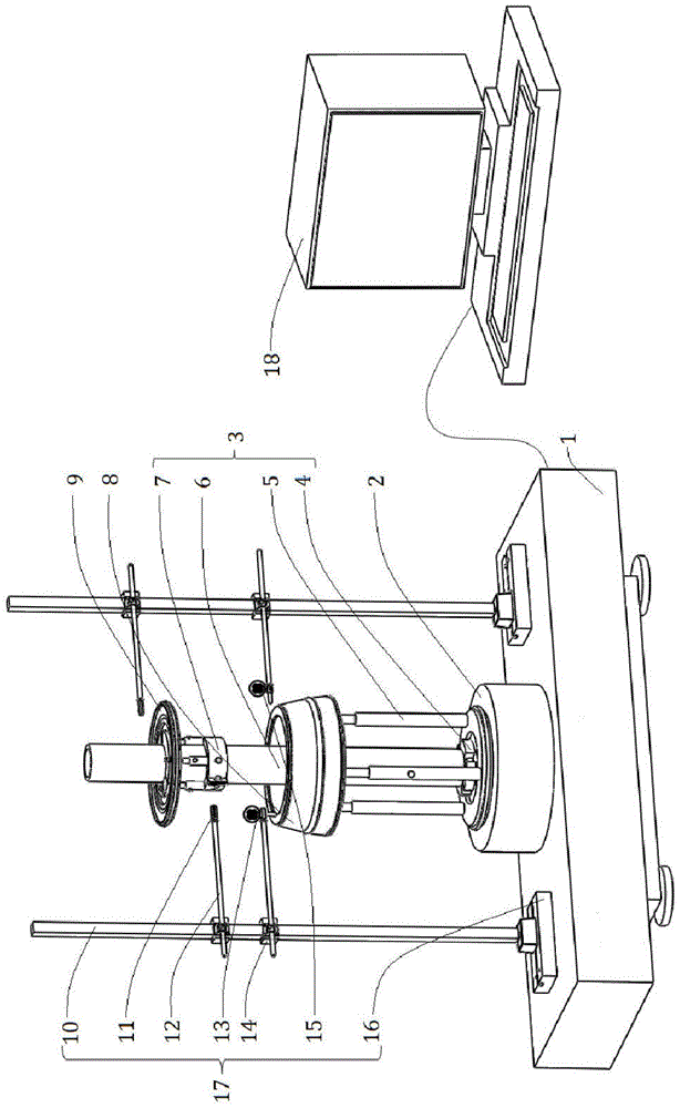 Aeroengine multi-stage drum-disk rotor assembly device and assembly method