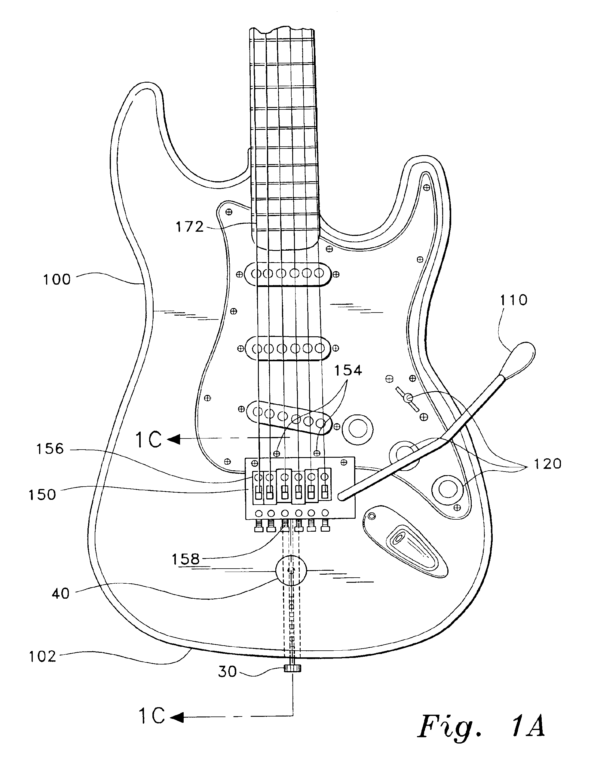 Guitar tremolo locking and tuning stabilizing device