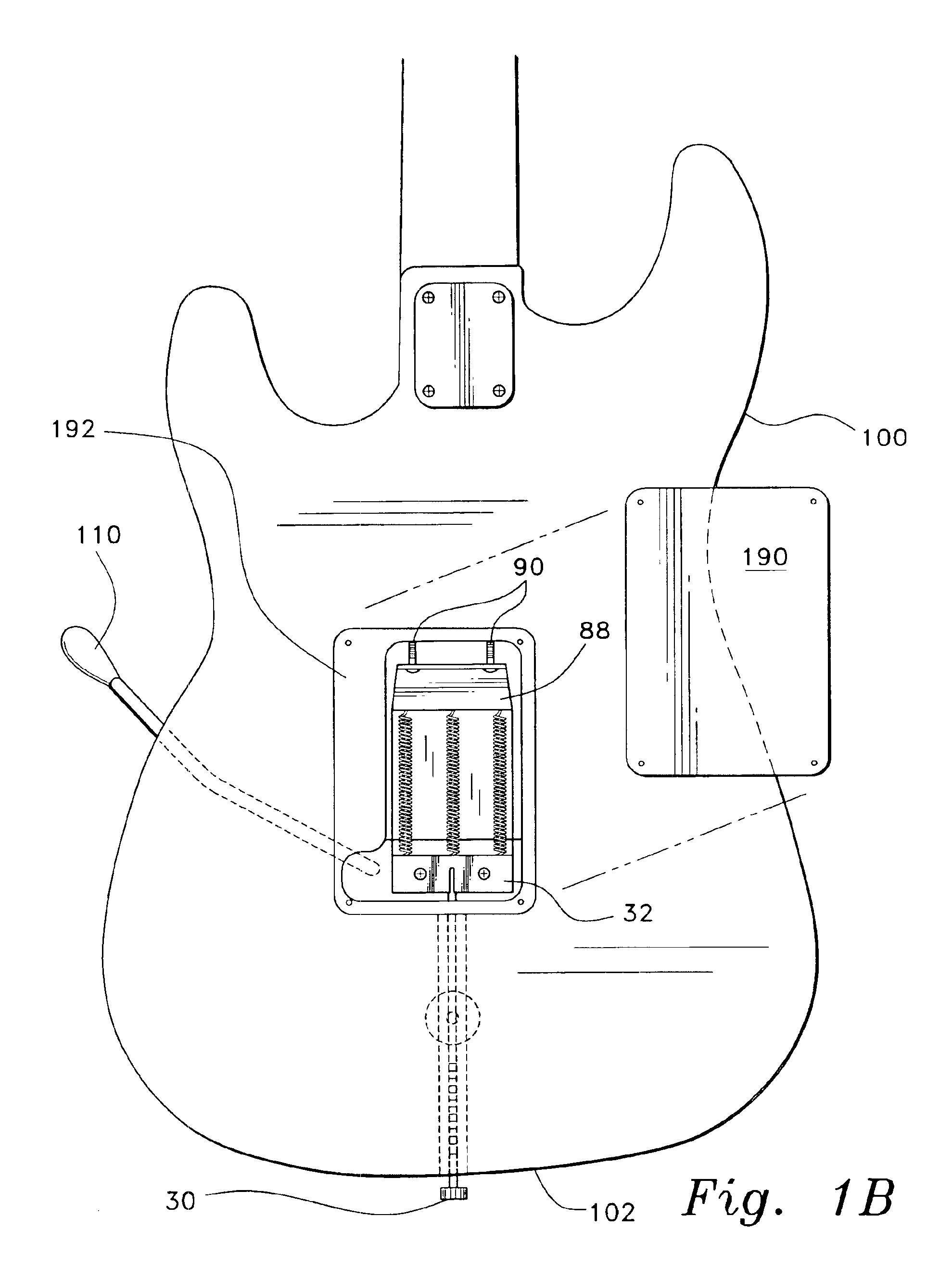 Guitar tremolo locking and tuning stabilizing device