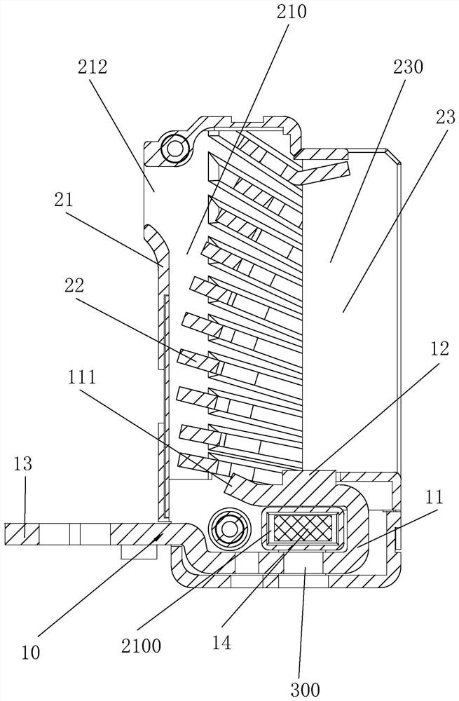 Static contact arc extinguishing module of circuit breaker