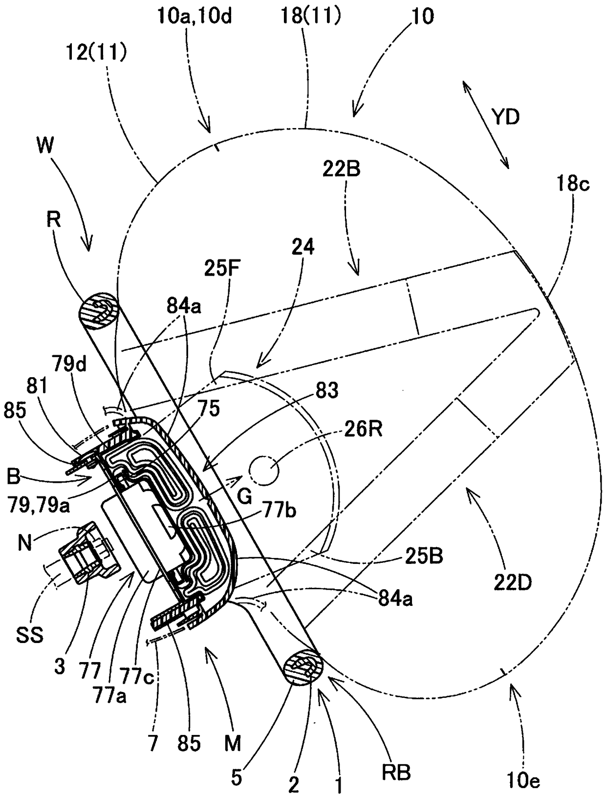 Method of folding an airbag for a driver's seat