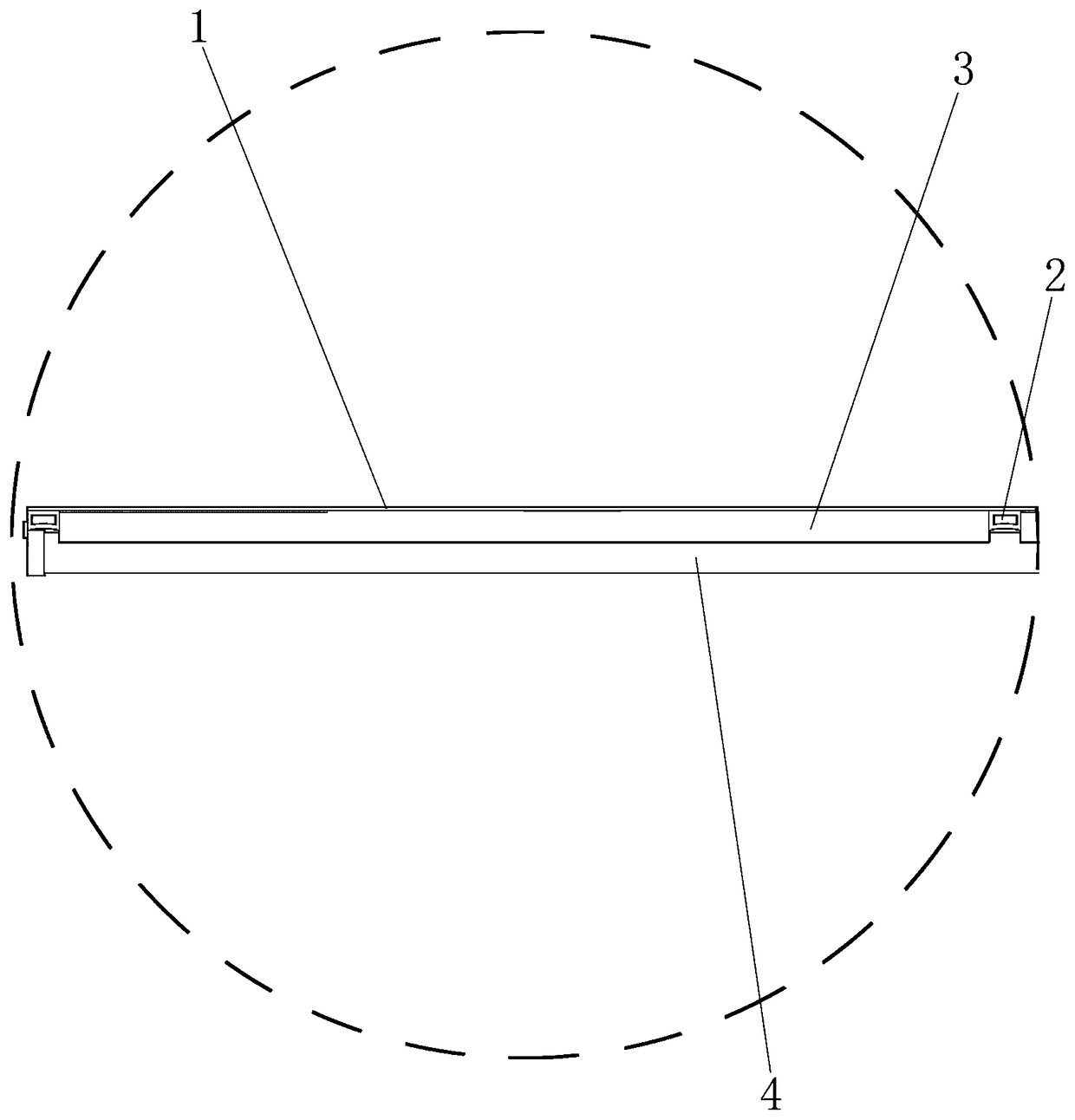 Space-based Radar Foldable and Expandable Antenna Reflector Folding Structure