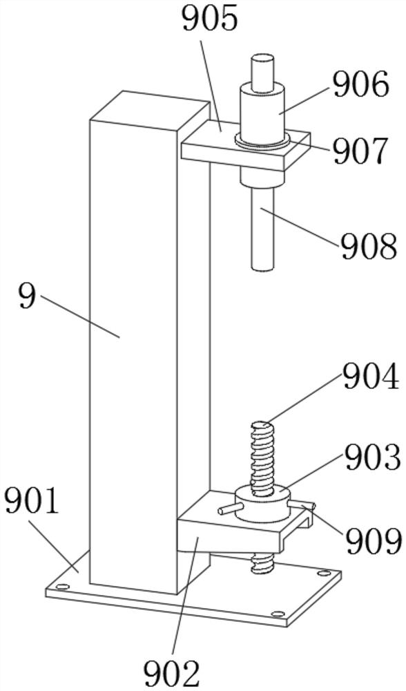 Height-adjustable tank container unloading arm