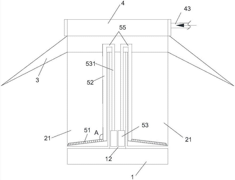 Comprehensive deep-fry discharge implementation method