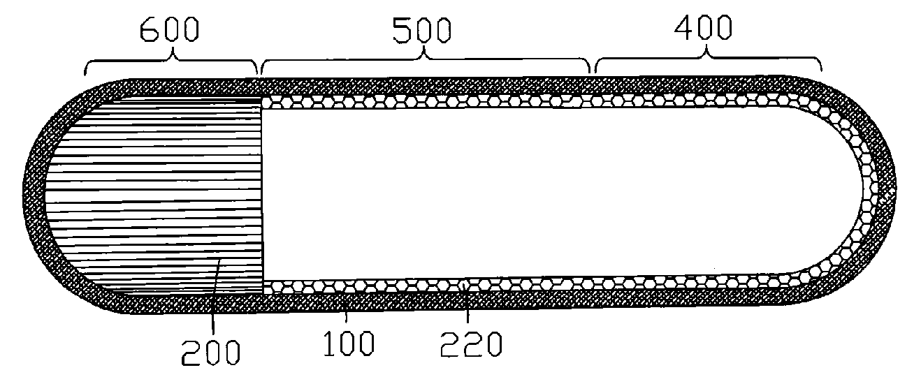 Heat pipe with composite capillary wick structure