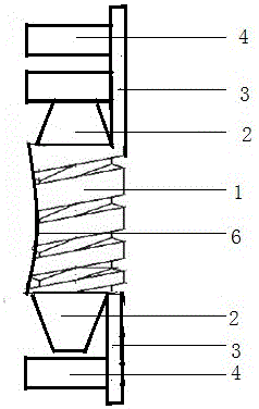 Middle tibia prosthesis