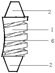 Middle tibia prosthesis