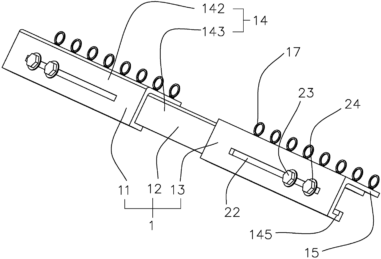 Cable clamp rail