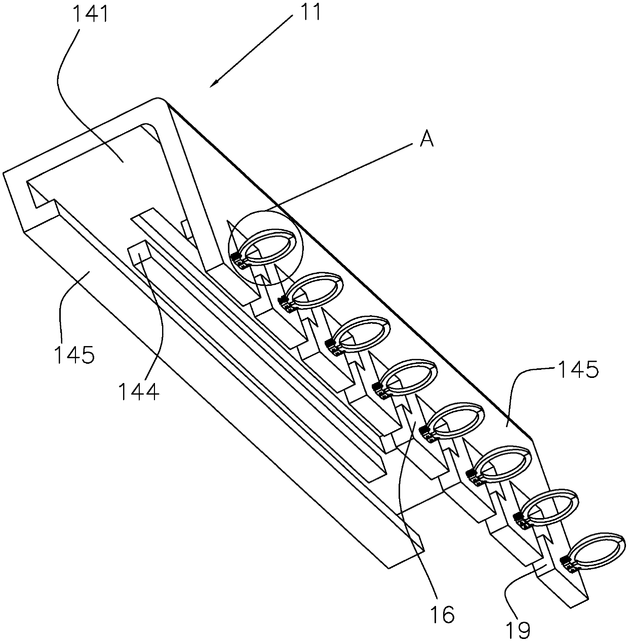 Cable clamp rail