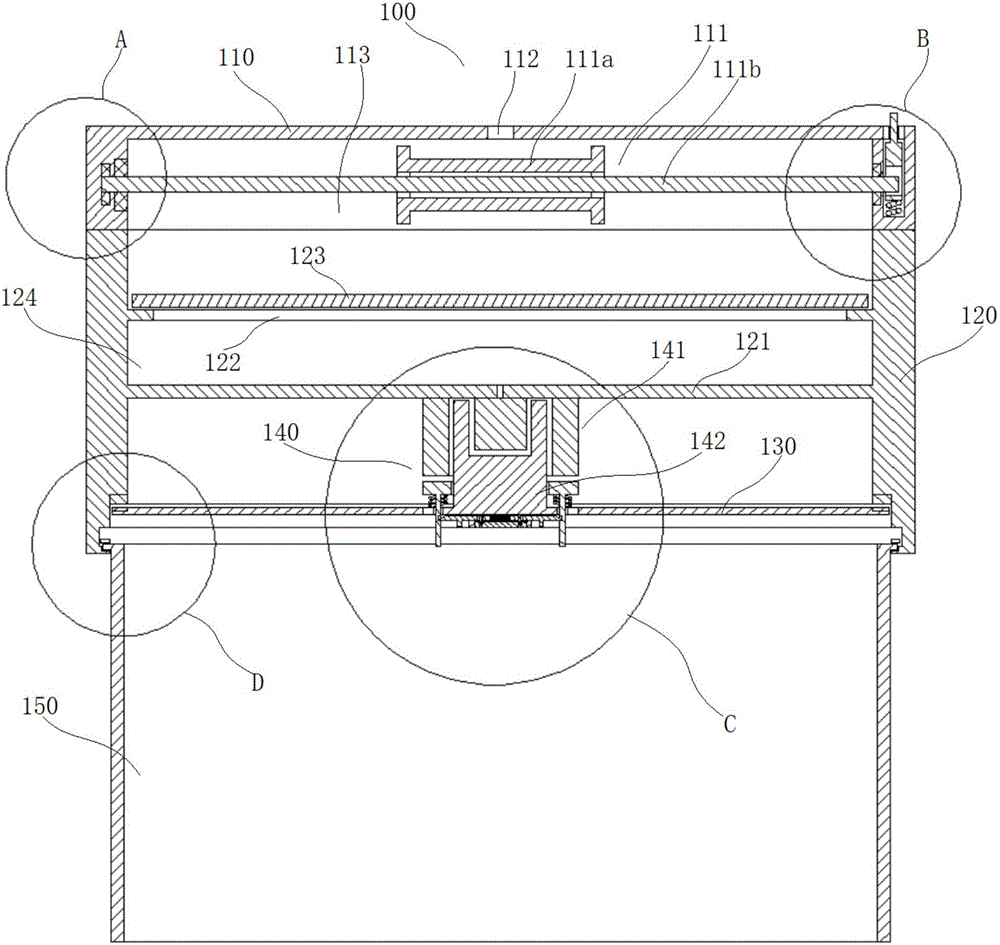 Lamp panel mounting structure for LED lamp