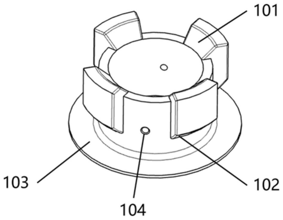 Retraction avoiding type locking and releasing device