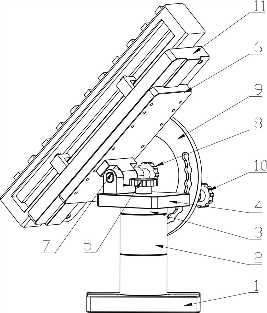 Supporting device for measuring