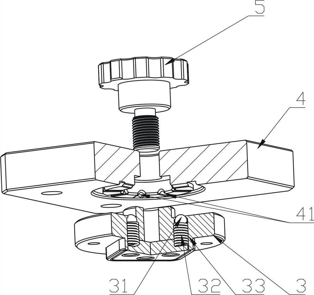 Supporting device for measuring