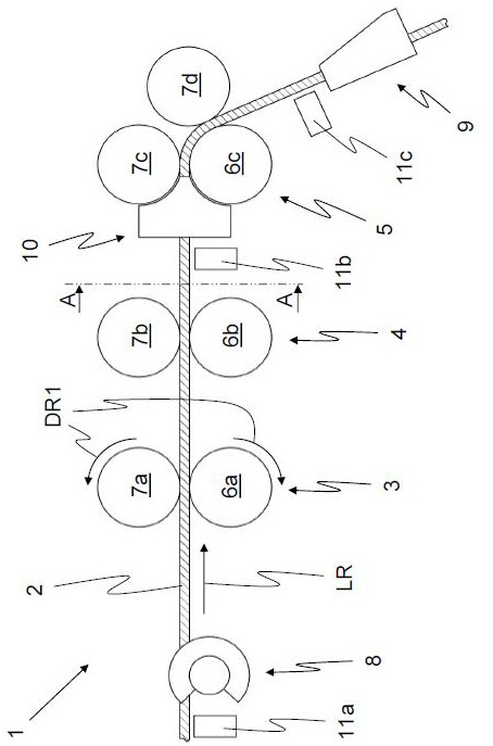 Drafting mechanism with multiple ribbon guides