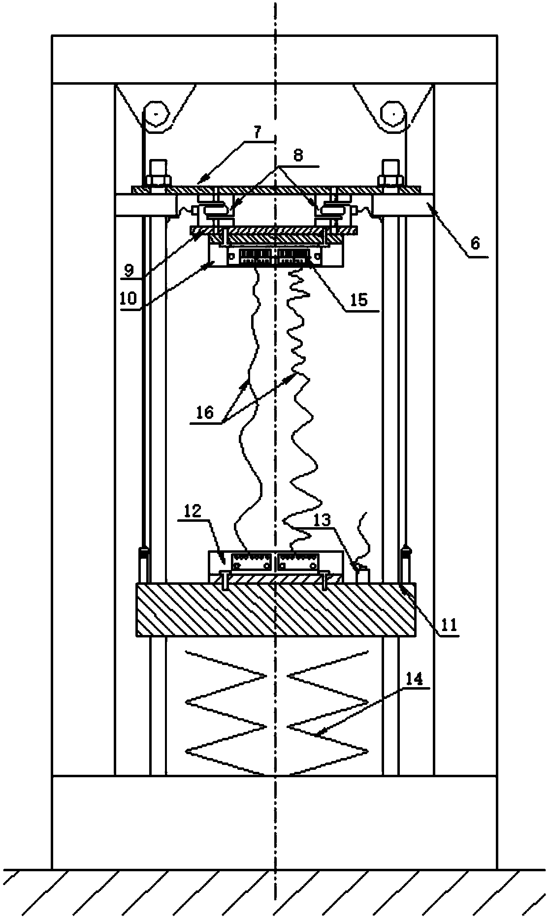 Cable disengaging device for rocket root bending moment monitoring system