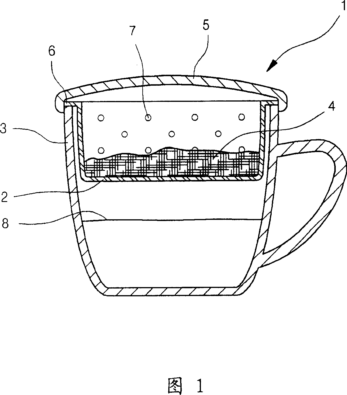 Tea-filtering tea ware