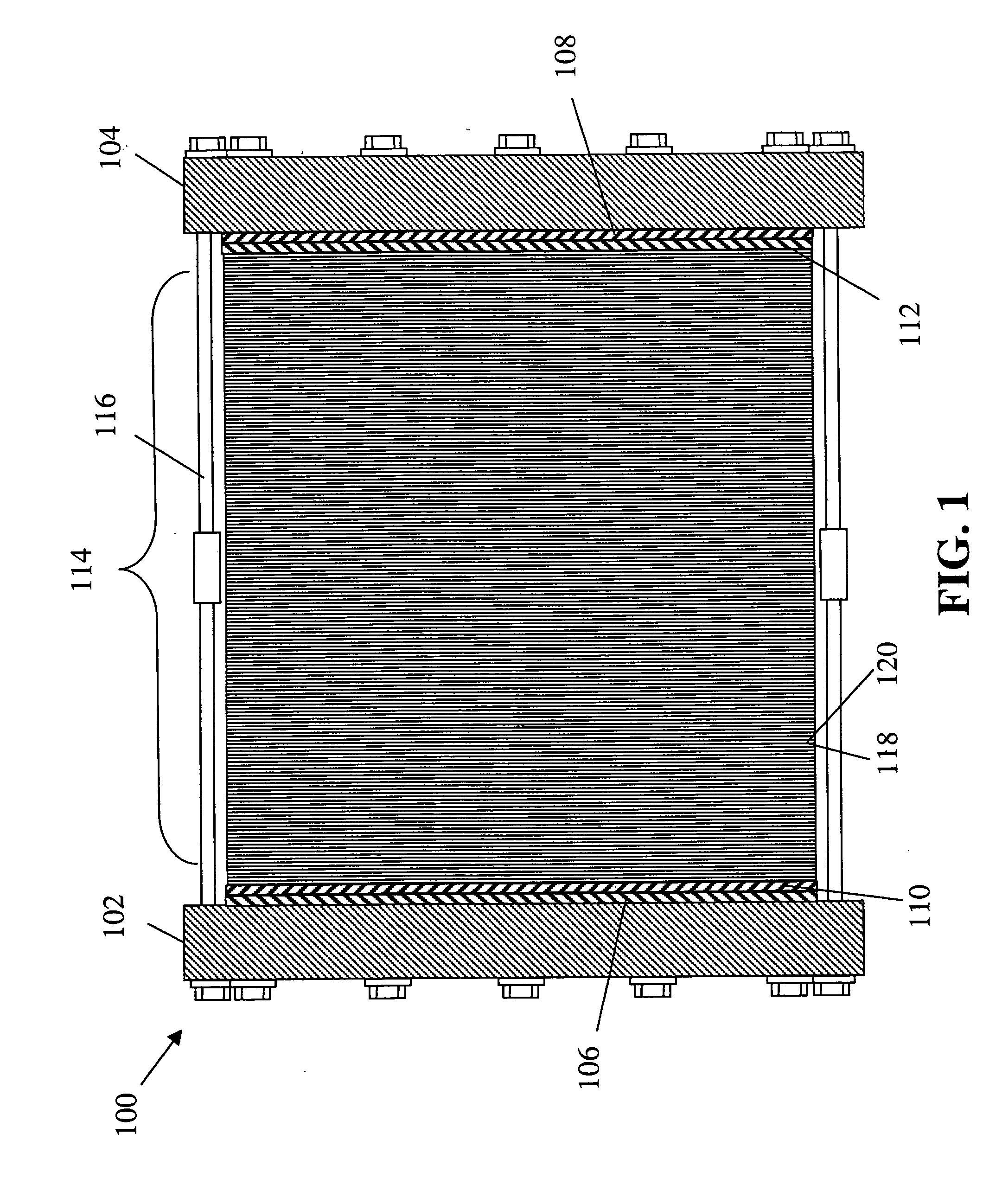 Flow field plate arrangement for a fuel cell