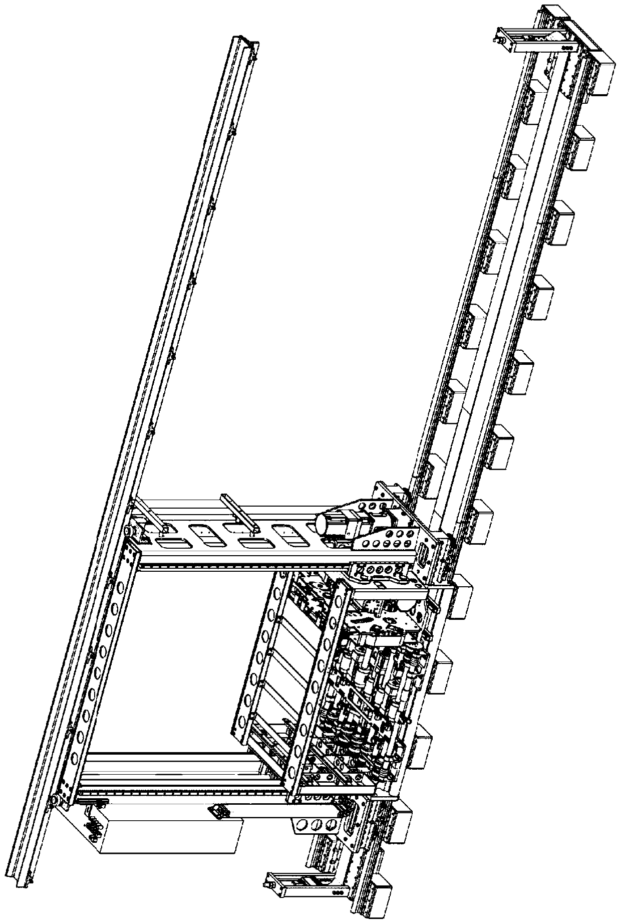 A marine intensive automatic intelligent storage system suitable for marine environment