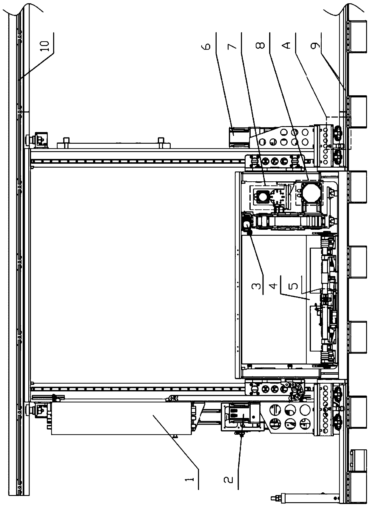 A marine intensive automatic intelligent storage system suitable for marine environment