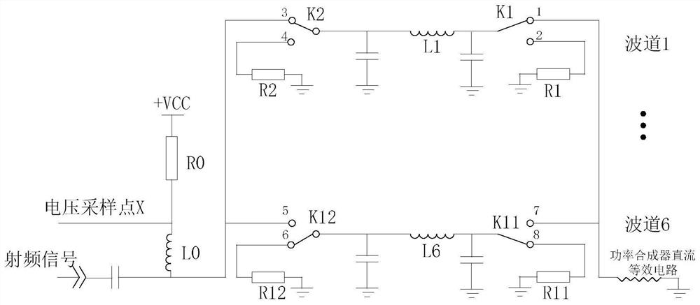 Short-wave transmitter harmonic filtering unit state prediction device and method