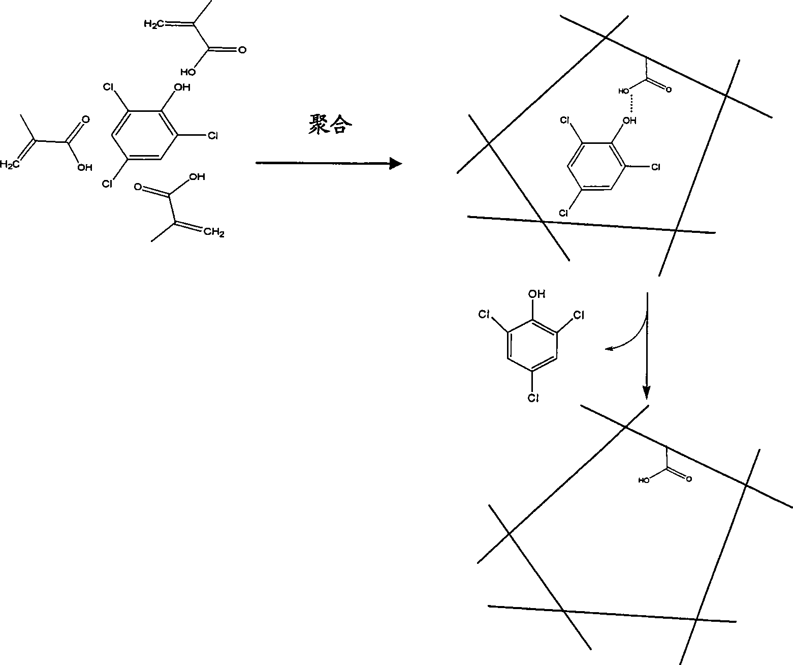 2,4,6-trichlorophenol molecular imprinting microsphere polymer