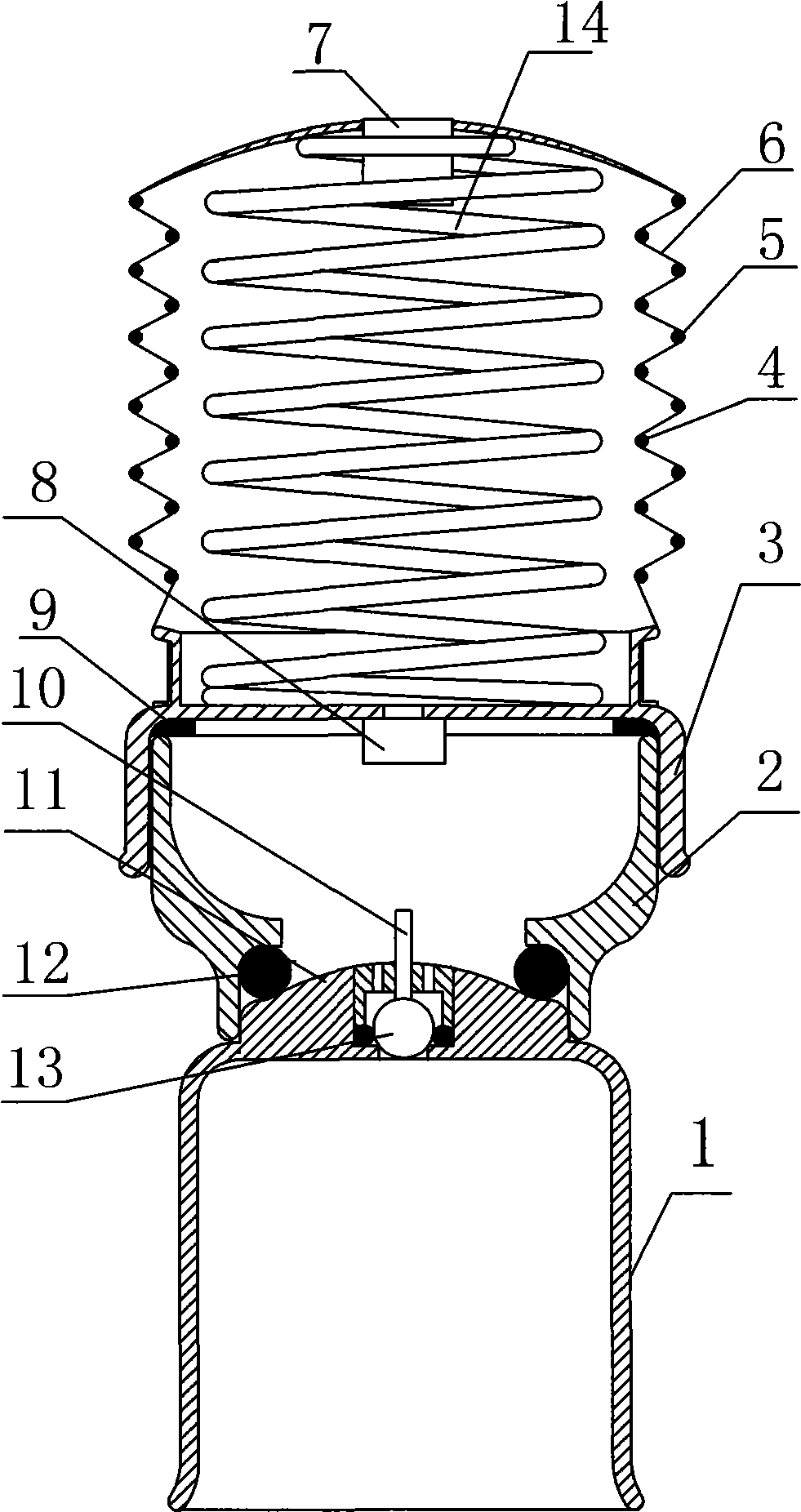 Split capsule type cupping device