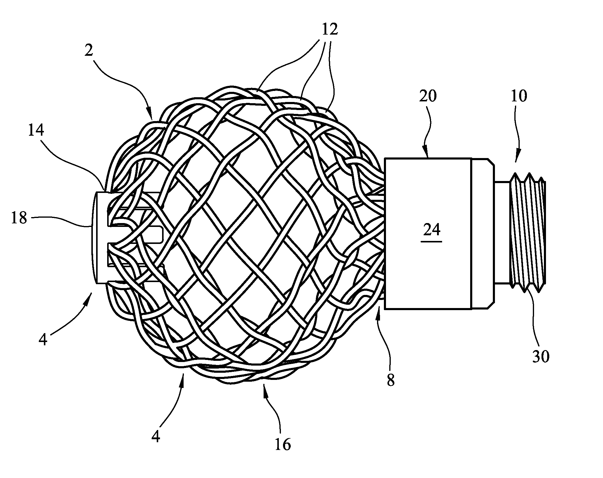 Support structure implant for a bone cavity