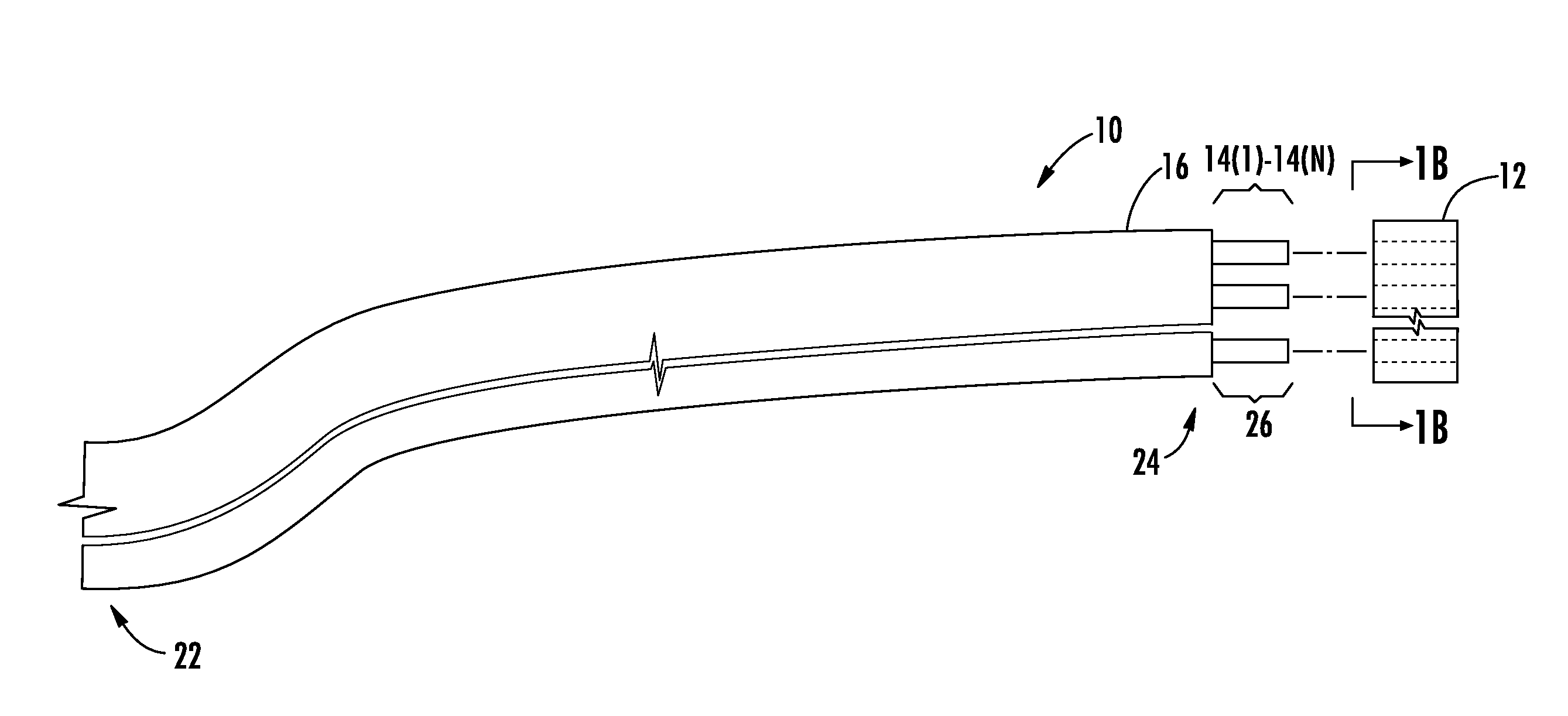 Angular alignment of optical fibers for fiber optic ribbon cables, and related methods