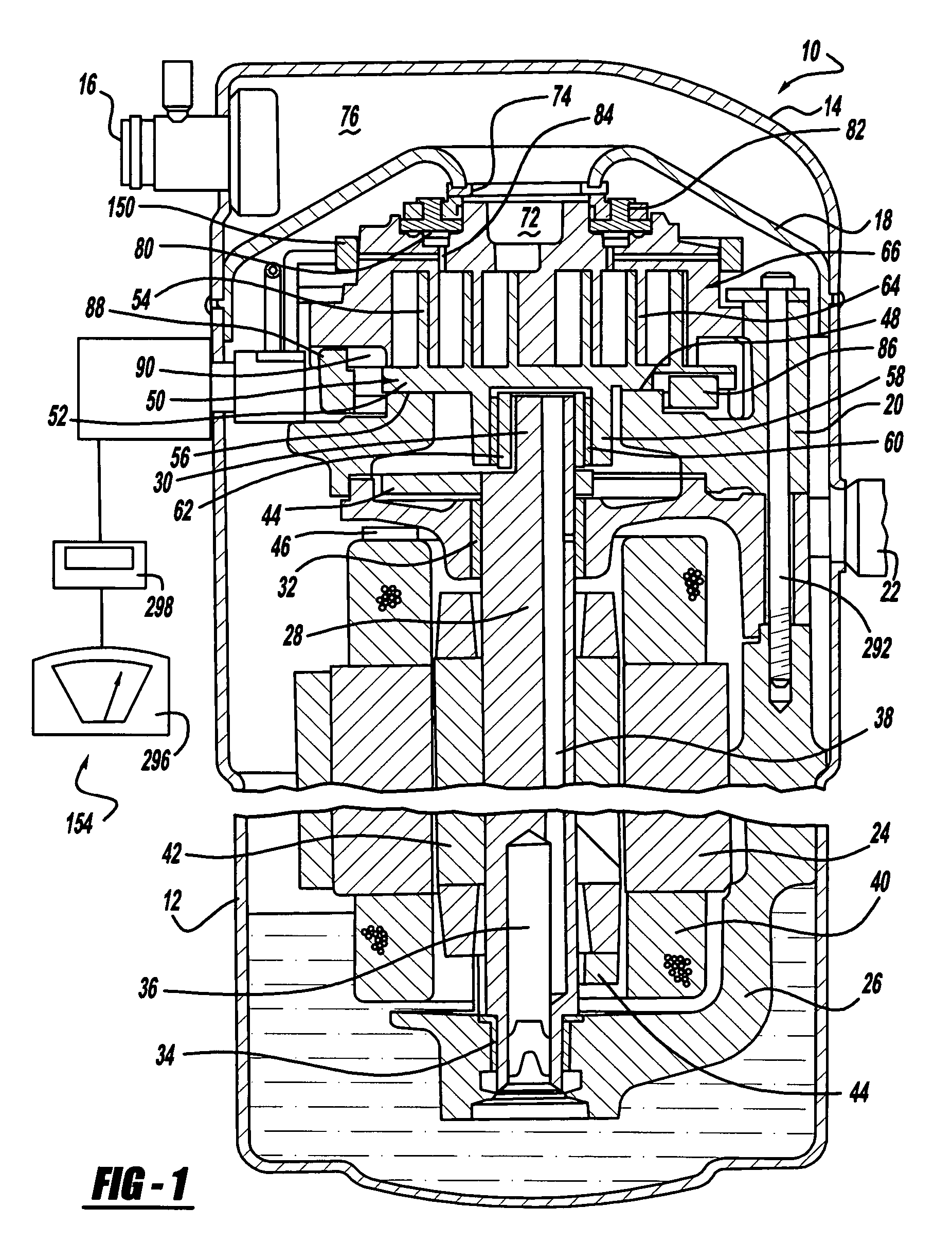 Capacity modulated scroll compressor