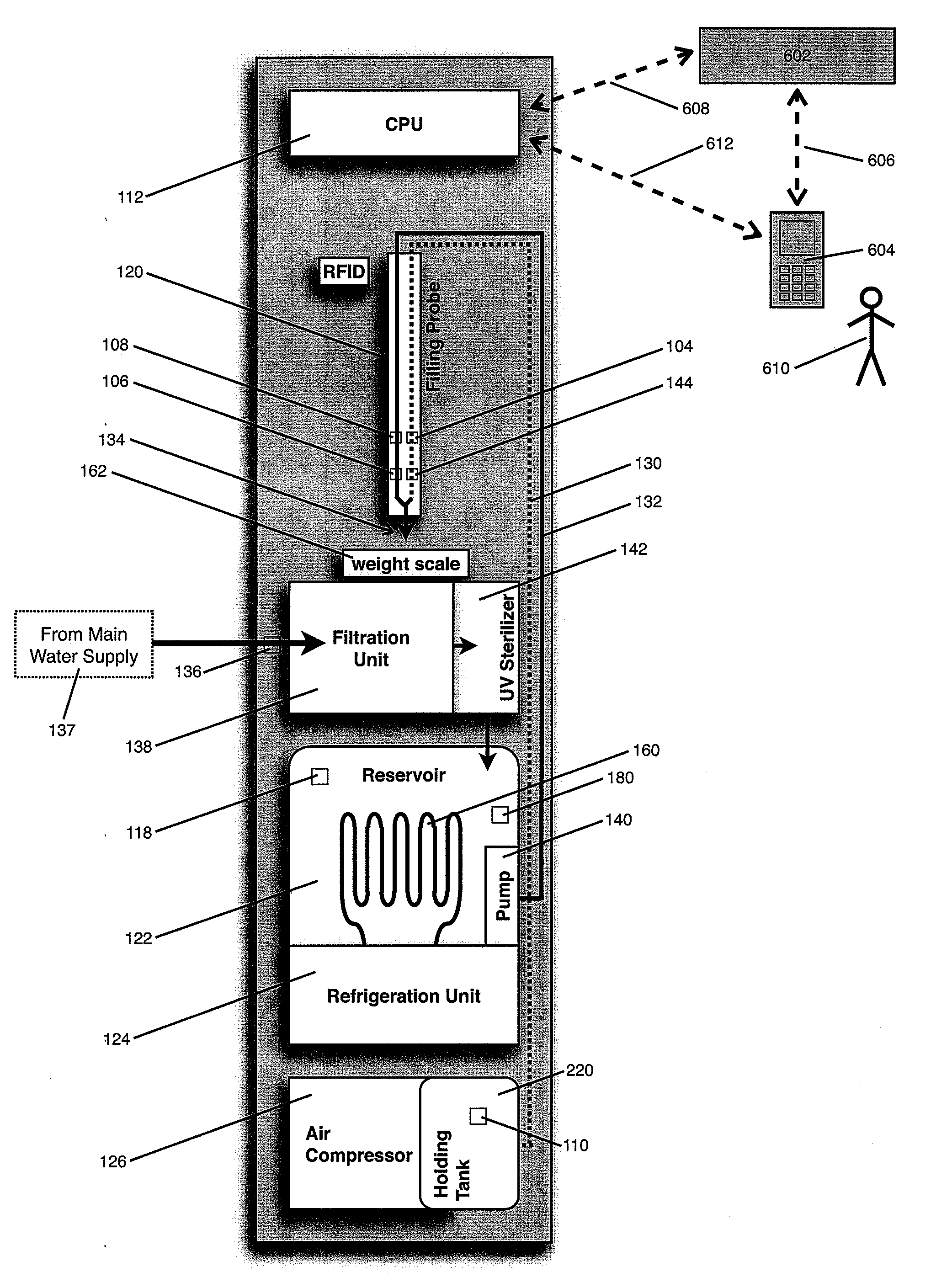 Apparatus and system for liquid dispensing and storage