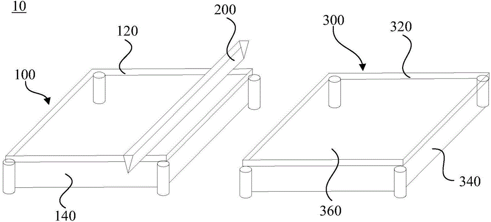 Gluing system and gluing method