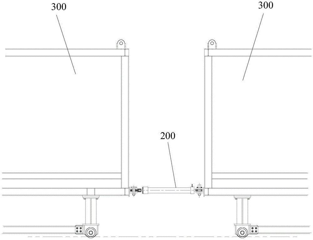 Trolley coupling mechanism