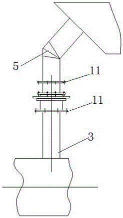 Non-flexible compensator for wind box branch pipe of sintering machine