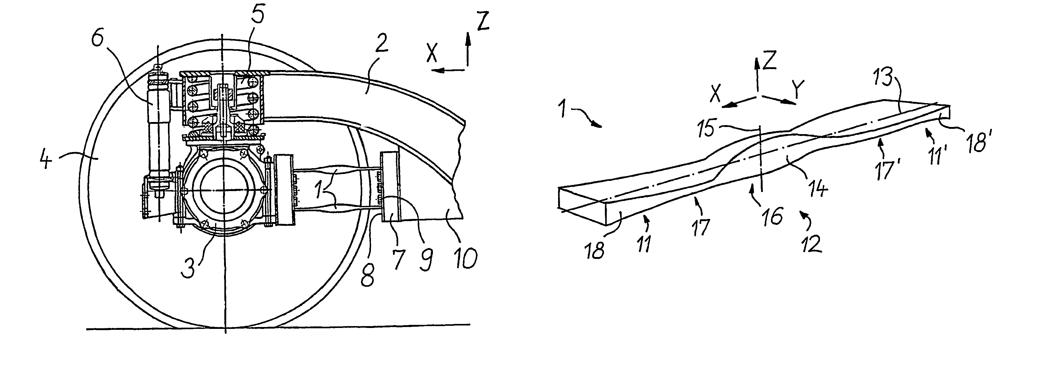 Axle guide