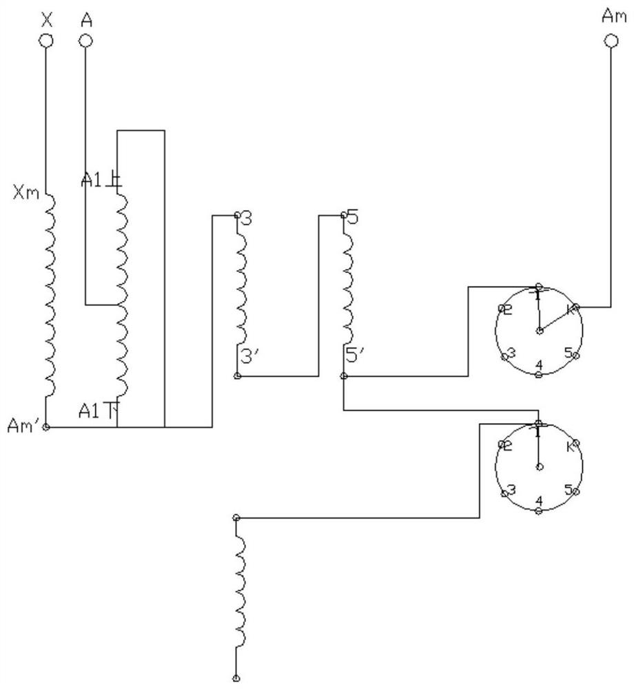 Single-phase autotransformer and voltage regulating method