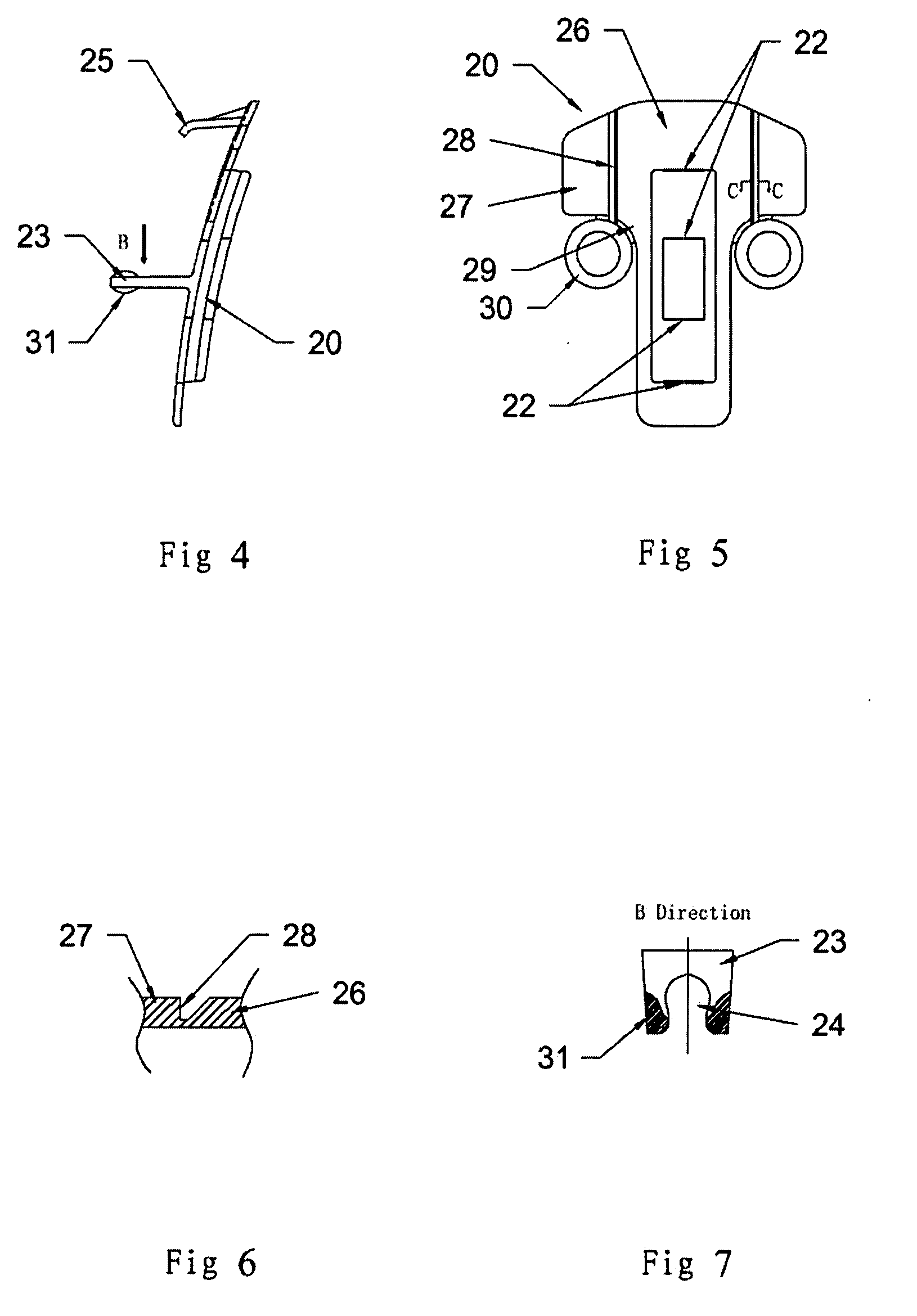 Fasten Device for Tire Pressure Alarm Transmitter